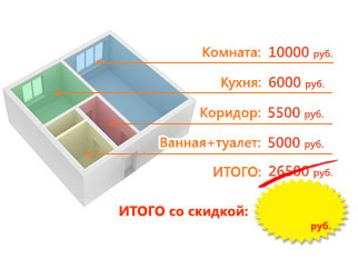 Расчет натяжного потолка в однокомнатной квартире Натяжной потолок в однокомнатной квартире